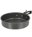 NGT Aluminium Outdoor Cook Set Gun Metal – Bouilloire 1.1L + casserole 1.5L + poêle 0.60L (compact empilable)