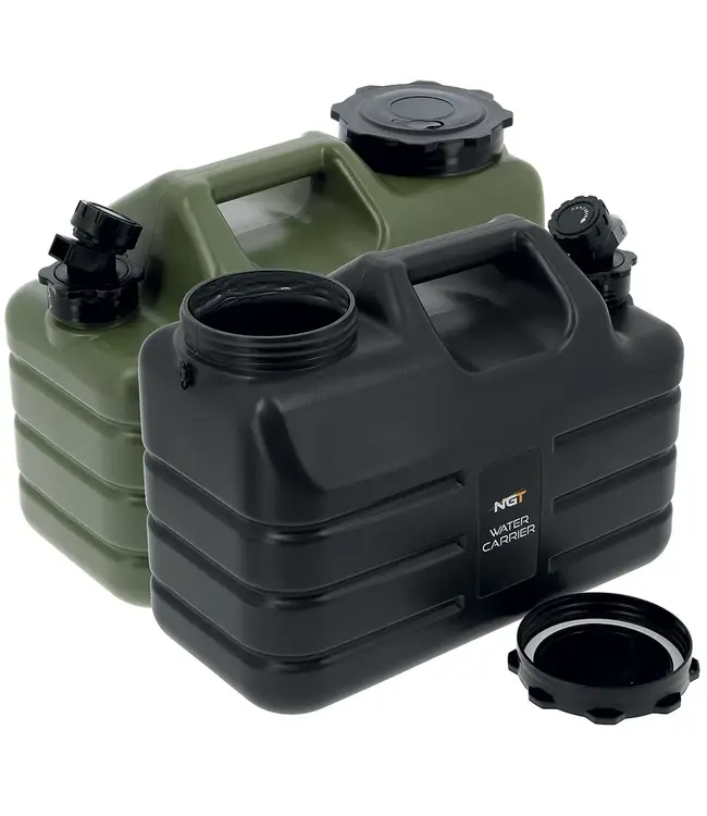 NGT Bivvy Sink – Station lavage outdoor avec miroir + 2x 5 L bidons