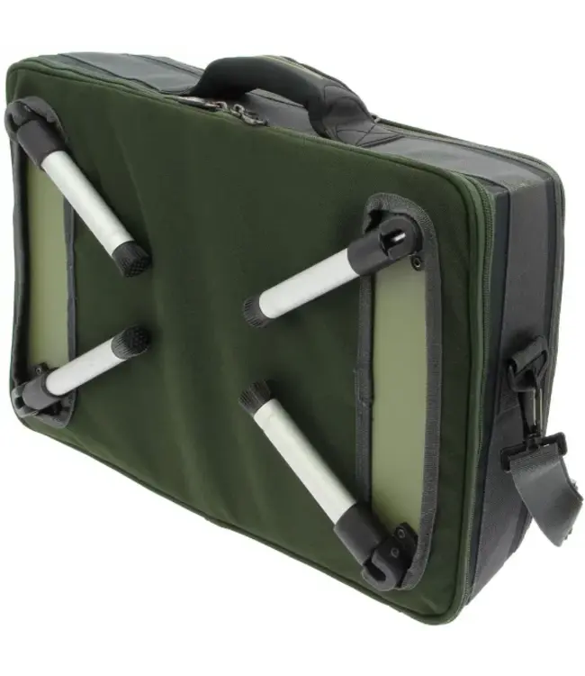 NGT Carp Bivvy Table System – Table bivvy + rig wallet + glug pots + sac plombs en carryall (51x32x19 cm)