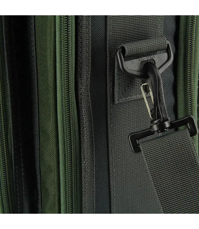 NGT Carp Bivvy Table System – Bivvytafel + rig wallet + glug pots + lead bag in carryall