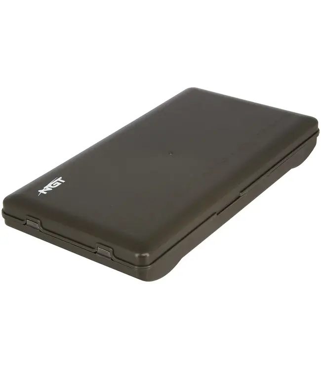 NGT XPR PLUS Box – Magnetische Tacklebox mit Rig Board + 22 cm Maß (26x14.5x4 cm)