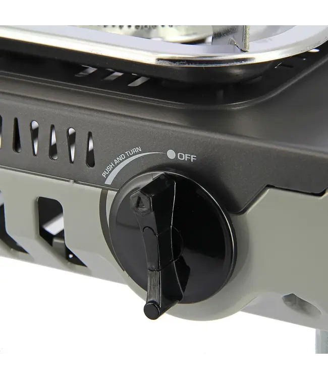 NGT Profiler Stove – Erhöhter Kocher mit Hardcase + 450 g Butangas (2.4 kW)