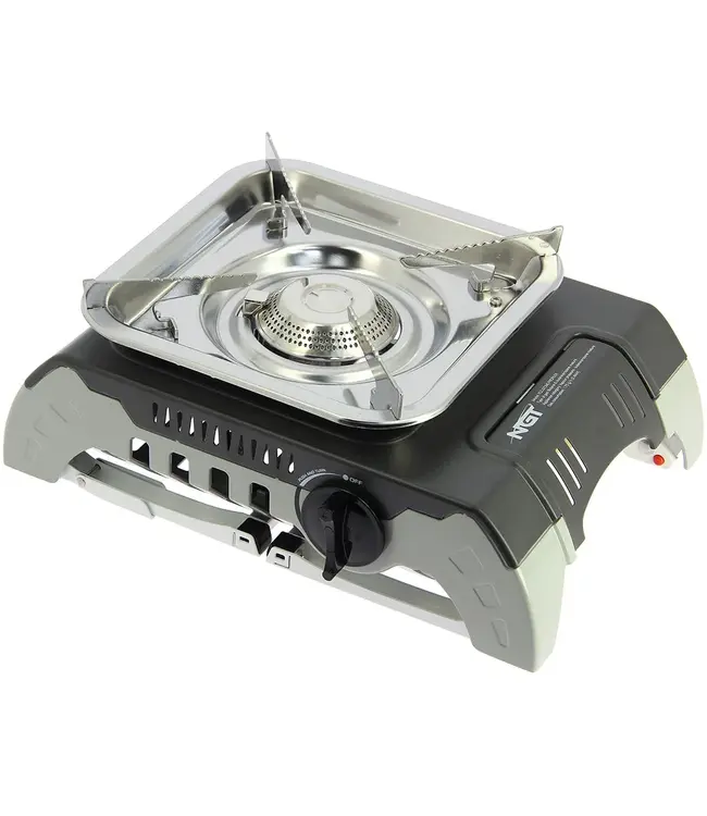 NGT Profiler Stove – Verhoogde kookbrander met hard case + 450 g butaangas (2.4 kW)