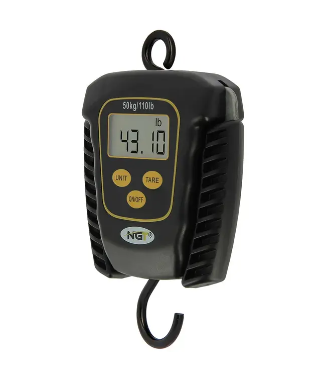 NGT Dynamic Scales – Digitale Waage 110 lb / 50 kg mit klappbaren Griffarmen