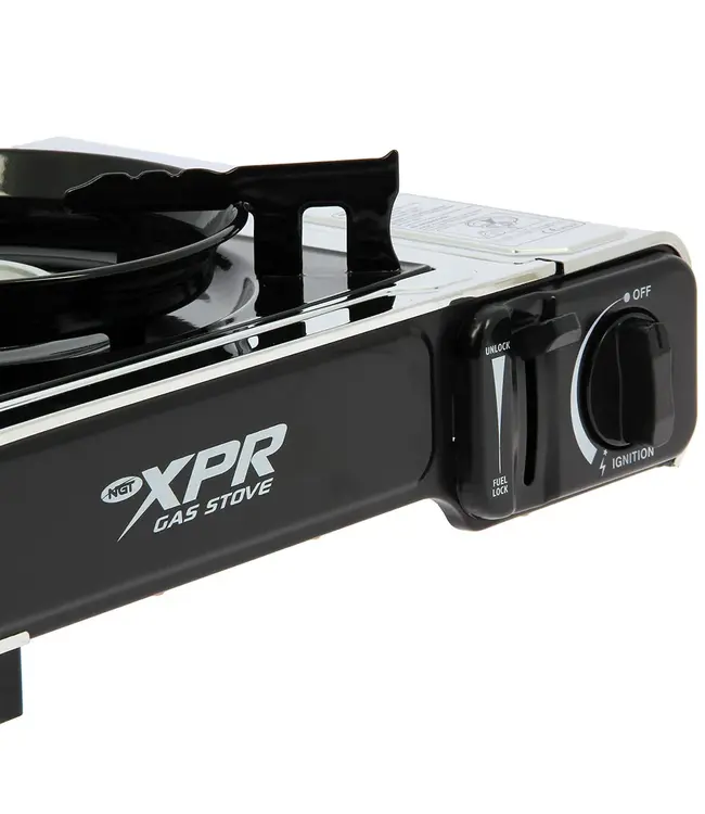 NGT XPR Stove Edelstahl – Kompakter Outdoor-Kocher mit Hardcase + 227 g Butangas-Kartusche