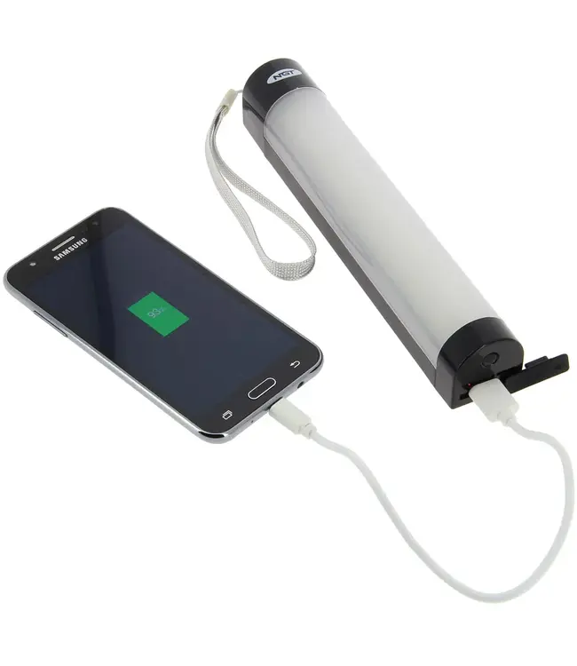 NGT Bivvy Light Large – USB-C oplaadbare bivvylamp 2600 mAh met afstandsbediening (rood + wit)