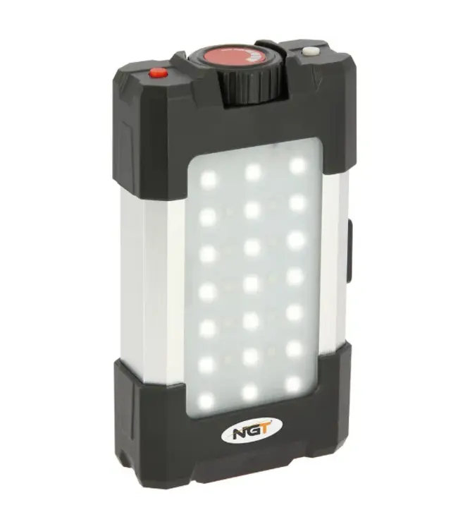 NGT 21 LED Light 500 Lumen – USB oplaadbare floodlight + powerbank 10400 mAh