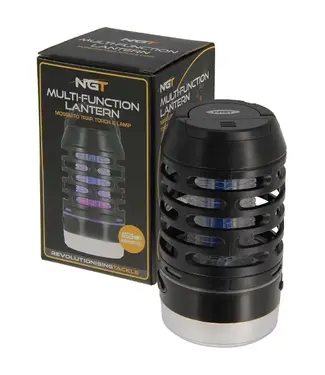 NGT 3-in-1 Bug Zapper & Light System – Oplaadbare muggenlamp + zaklamp