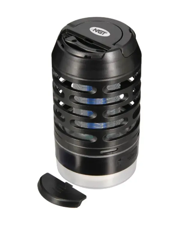 NGT 3-in-1 Bug Zapper & Light System – Lampe anti-moustiques rechargeable + lampe