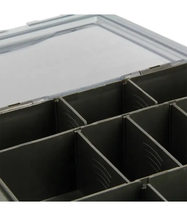 NGT 4+1 Tackle Box – Tacklebox mit 4 Bit-Boxen (3/4/6/8-fach) 23x20x6 cm