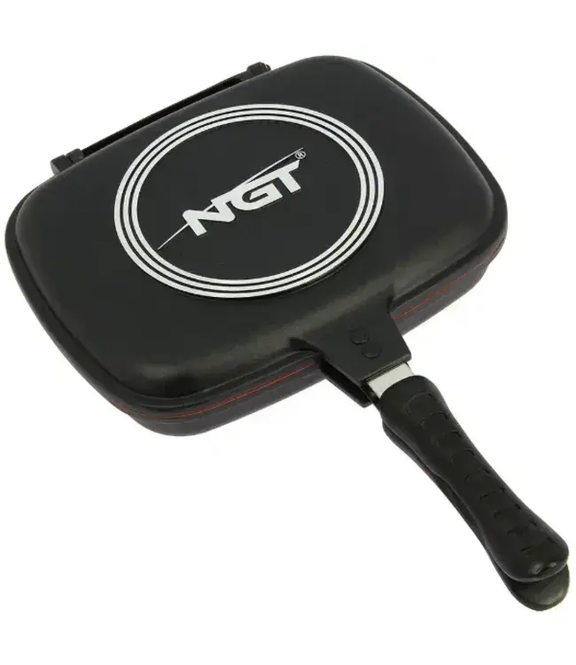NGT Outdoor Double Grill Pan – Dubbele grillpan non-stick gegoten aluminium