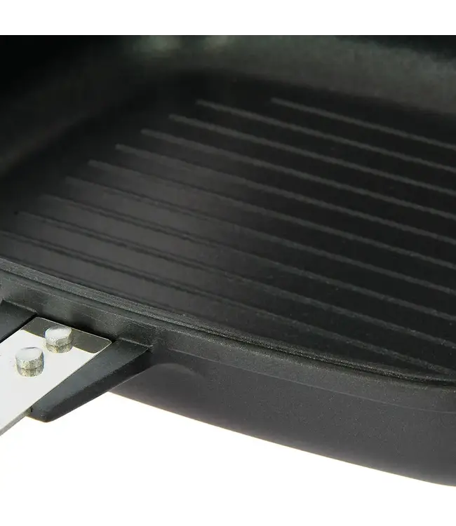 NGT Outdoor Double Grill Pan – Doppel-Grillpfanne aus Alu-Druckguss, antihaft