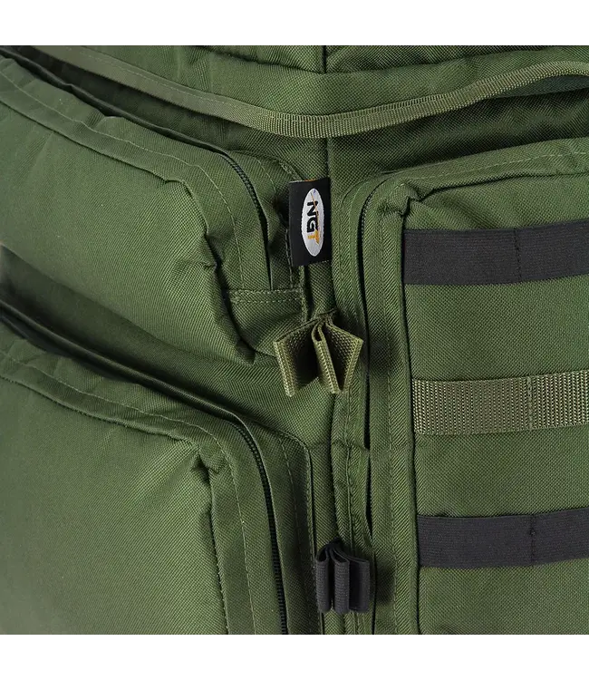 NGT QuickFish Rucksack 65L – Sac à dos 6 compartiments + base vinyle étanche