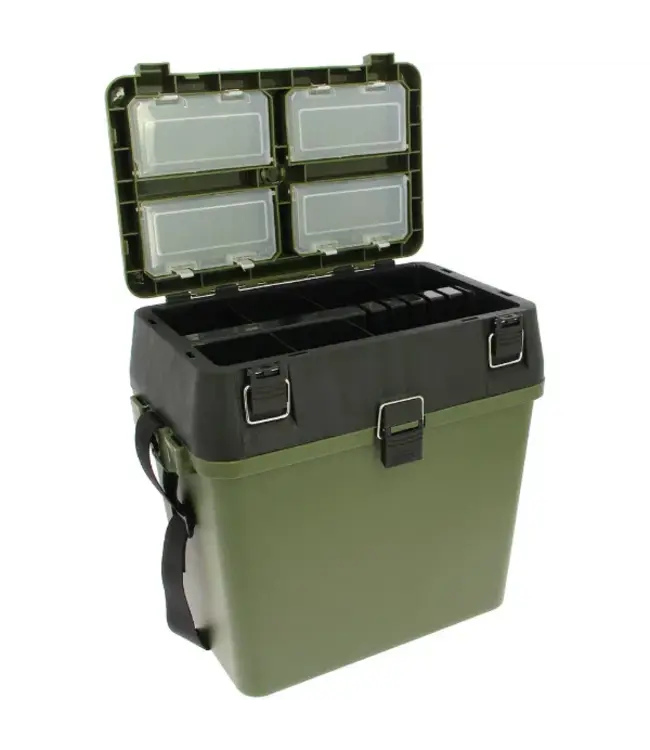 NGT Session Seat Box – Zitkist met opbergruimte, zijtray, foam mat & schouderriem