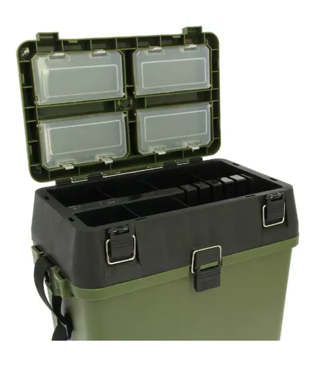 NGT Session Seat Box – Siège-coffre avec rangement, plateau latéral, mousse & bandoulière