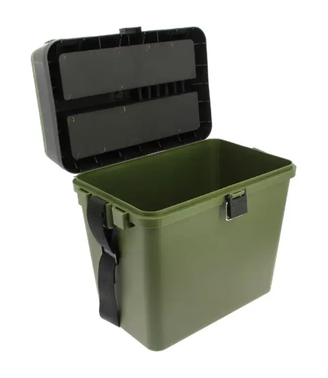 NGT Session Seat Box – Zitkist met opbergruimte, zijtray, foam mat & schouderriem