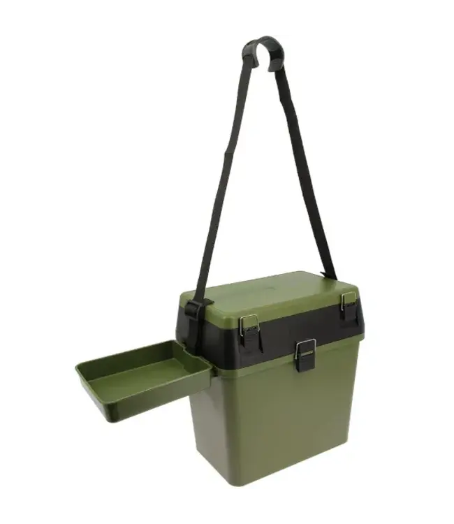 NGT Session Seat Box – Zitkist met opbergruimte, zijtray, foam mat & schouderriem