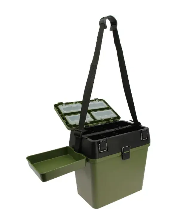 NGT Session Seat Box – Sitzkiste mit Stauraum, Seitentablett, Schaumstoffmatte & Schultergurt