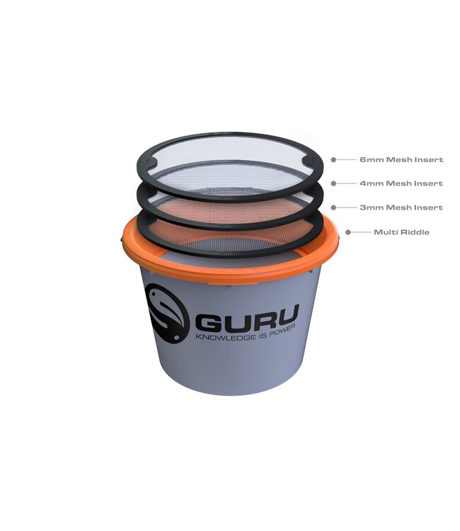Guru Multi Riddle – Zeef met 3 verwisselbare mazen voor 18L emmers