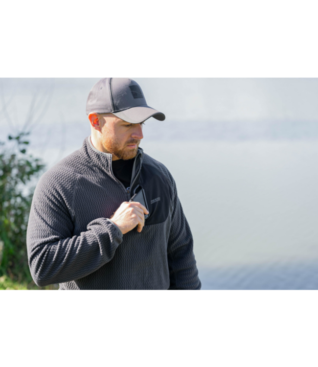 Preston Core Collection Zig Zag Fleece (2025) – Leichter Fleece-Pullover mit Viertelreißverschluss