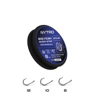 Nytro Ready Tied Rigs Grand Poissons Quick Stop Oeillet-Sans Ardillon 25cm (8 pcs)