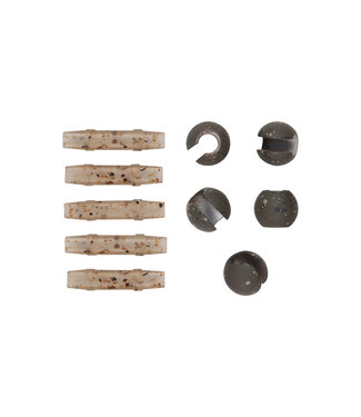 Fox Edges Essentials Tubing Tungsten Heli-Bead Kit (5 pcs) – Sicheres Helicopter-System