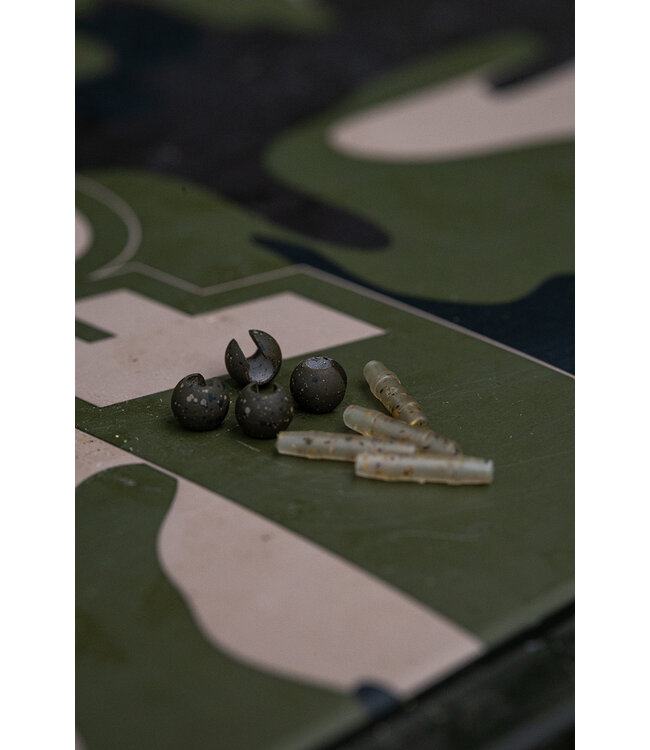 Fox Edges Essentials Tubing Tungsten Heli-Bead Kit (5 pcs) – Sicheres Helicopter-System