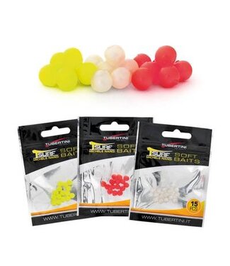 Tubertini Soft Bait Balls T-Surf 5mm – Weiß – 15 Stück