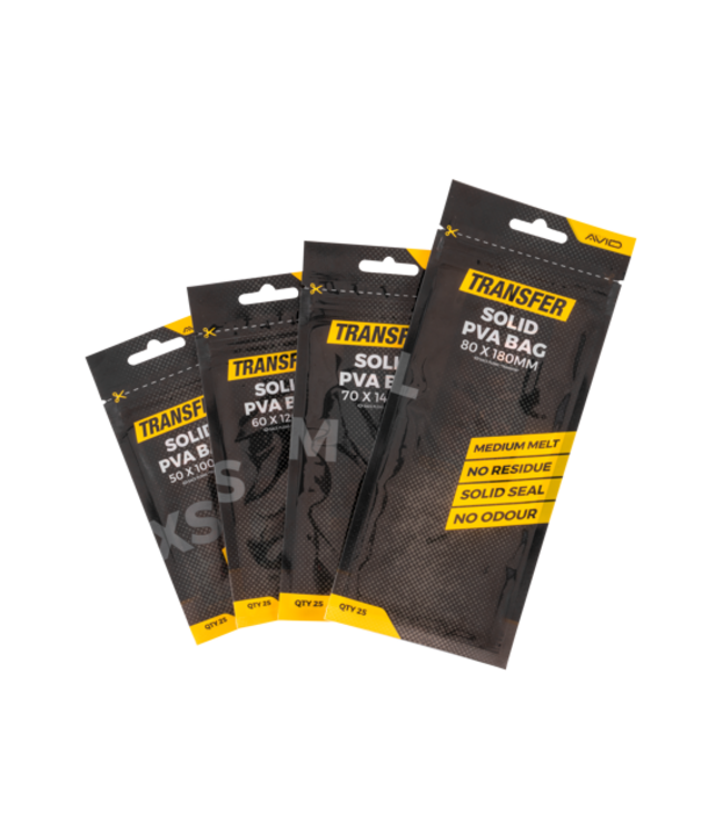 Avid Carp Transfer Solid PVA Bags (25 pcs)