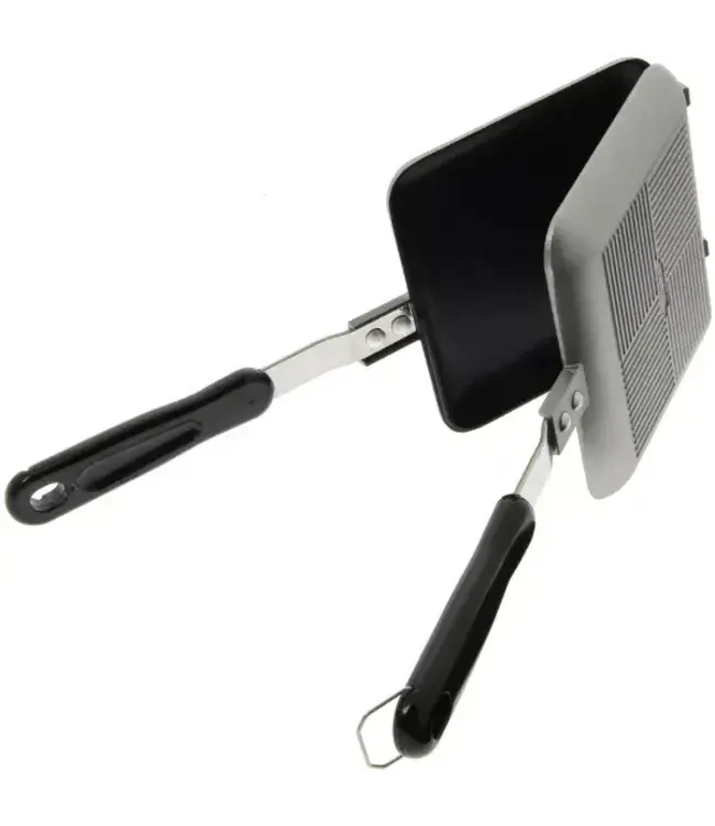 NGT Bankside Sandwich Toaster Gun Metal Small – compacte toastie maker voor aan de waterkant (15.5 x 13.5 cm)
