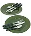 NGT Cutlery Set Day Session PLUS – set couverts avec 2 assiettes + multitool en étui (25,5 x 27 cm)