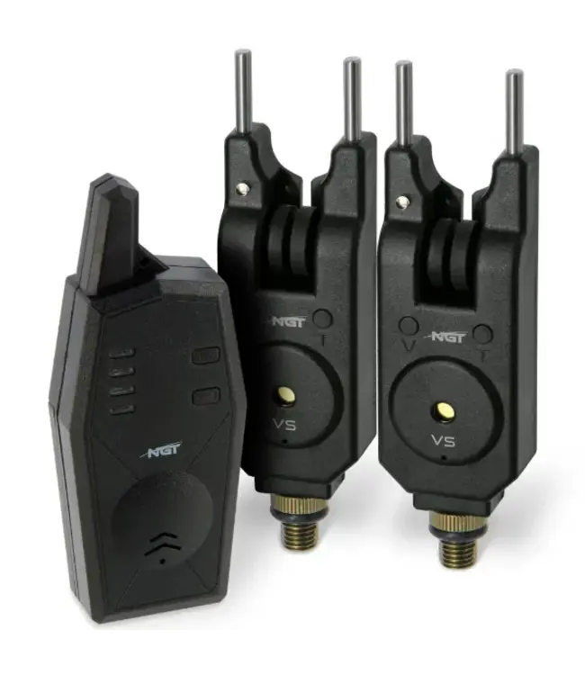 NGT VS 2pc Wireless Alarms – 2 détecteurs + récepteur, volume/ton réglables (jusqu’à 200 m)