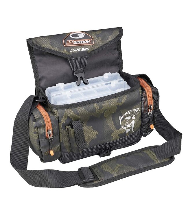 Garbolino Addition Truite Tas voor Kunstaas – Incl. 3 Dozen – Camouflage