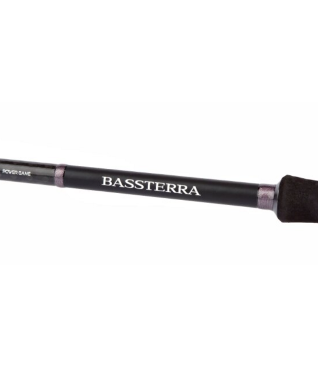Shimano Bassterra A Power Game Spin – Canne Power Game Full Carbon avec Diaflash, Anneaux Fuji SS K-Type O-Ring et Poignée EVA