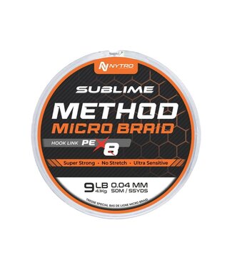 Nytro Sublime X8 Method Microbraid 50m