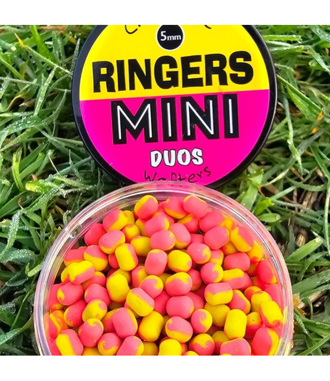 Ringers Mini Duos Wafters 5mm – Wafters Bicolores Hi-Vis pour Method Feeder & Carpodrome