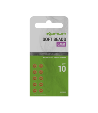 Korum Smokescreen Soft Beads 6mm