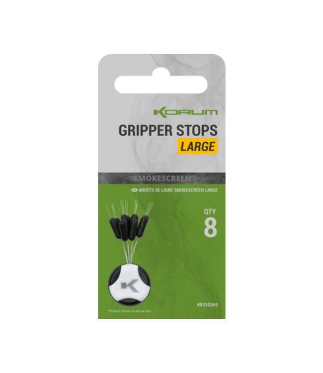 Korum Smokescreen Gripper Stops (8 pcs)