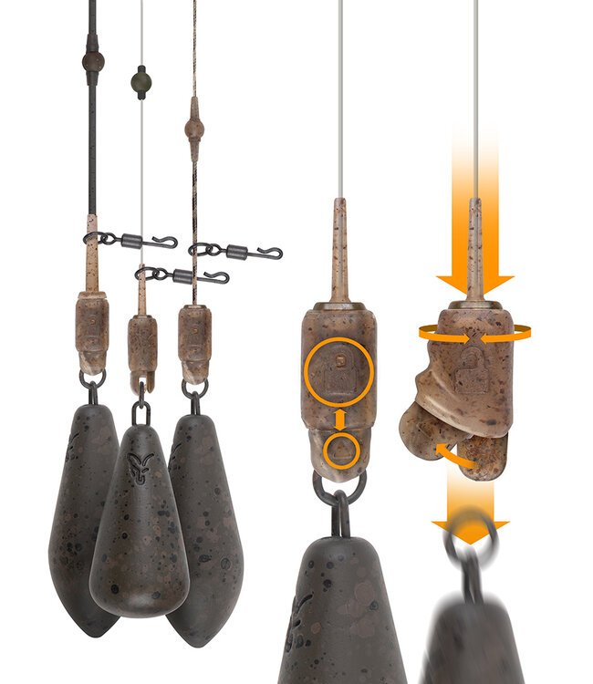 Fox Edges Naturals Heli-Clips (3 pcs)