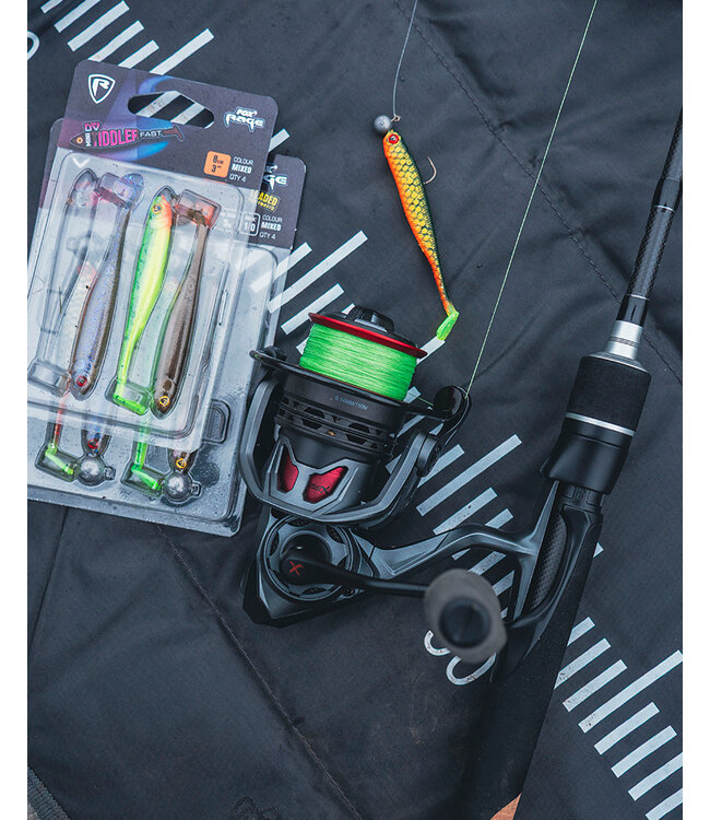 Fox Rage Mini Tiddler Mixed Colour Pack Loaded (4 pcs) 8cm - Jig Head 5g - Hook 1/0