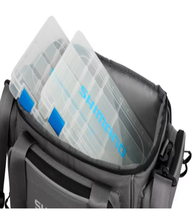 Shimano Tackle Bag Medium – Angeltasche mit Tackle Boxen