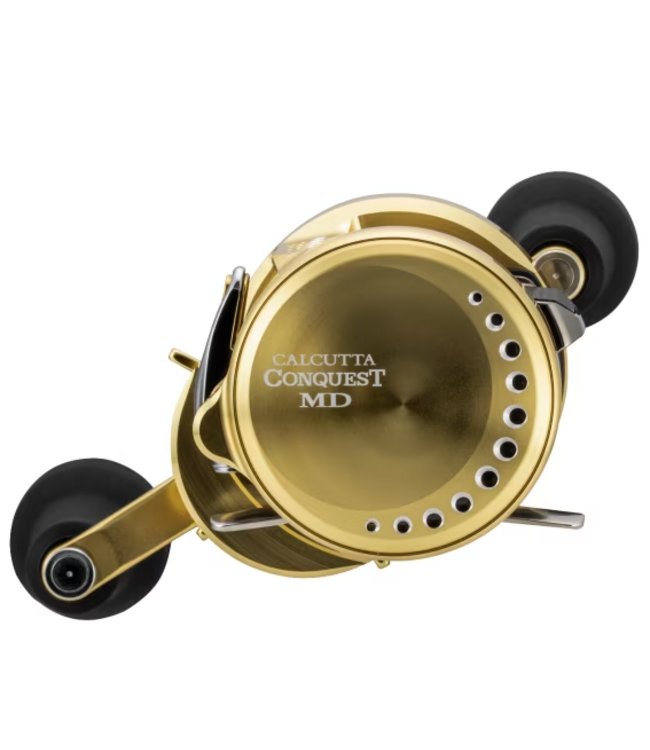 Shimano Calcutta Conquest MD 401 main gauche avec longue manivelle