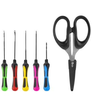 Korum Set Outils d’Esche et Ciseaux