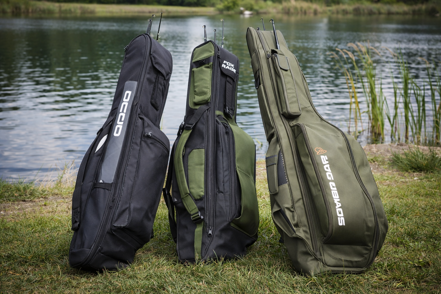 Foedralen voor roofvis hengels