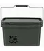 NGT Bucket 5 Litre Green Rectangular Bucket – Seau Rectangulaire avec Couvercle Hermétique et Fermetures de Sécurité