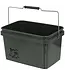 NGT Bucket 5 Litre Green Rectangular Bucket – Seau Rectangulaire avec Couvercle Hermétique et Fermetures de Sécurité