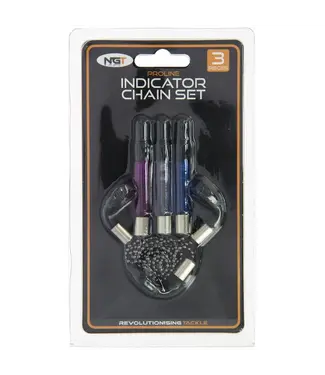 NGT ProLine Indicator Set – 3 Chain Indicators für 3 Ruten