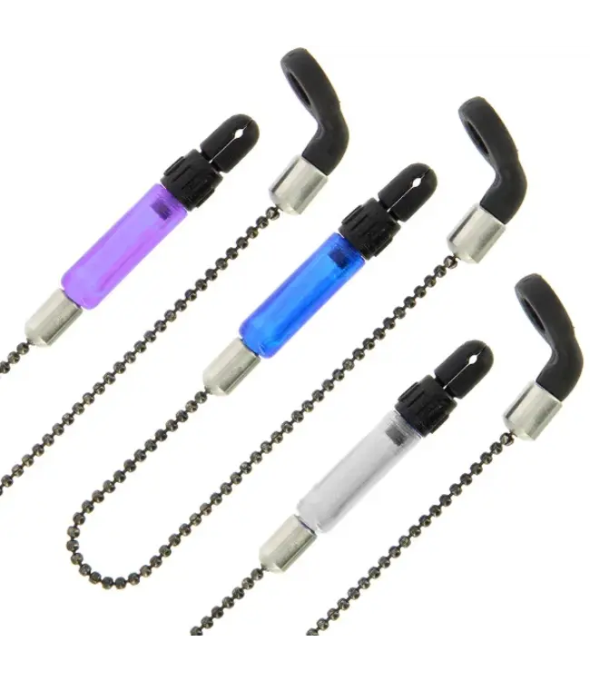NGT ProLine Indicator Set – Set van 3 Chain Indicators met 17.5 cm Ketting voor Karpervissen
