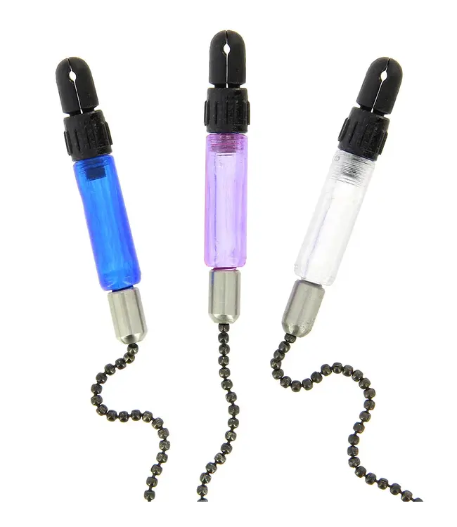 NGT ProLine Indicator Set – Set mit 3 Chain Indicators und 17.5 cm Kette für Karpfenangeln
