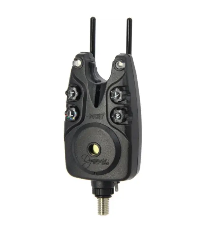 NGT Dynamic MK2 3pc Wireless Alarms – Bissanzeiger Set mit Einstellbarer Lautstärke, Ton, Sensibilität, Licht und Receiver